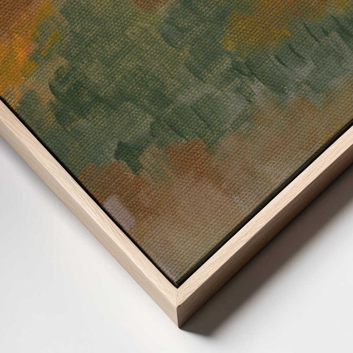 "Golden Abstract Field" by Nikita Jariwala — Landscape Wall Art