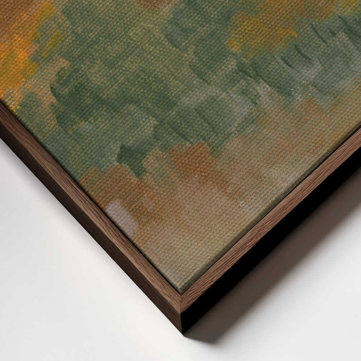 "Golden Abstract Field" by Nikita Jariwala — Landscape Wall Art