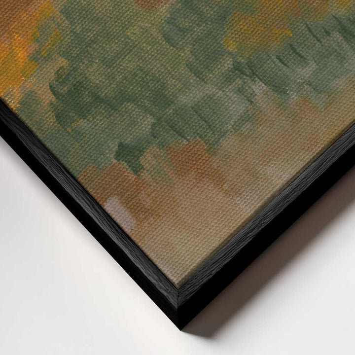 "Golden Abstract Field" by Nikita Jariwala — Landscape Wall Art