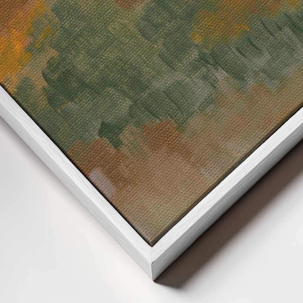 "Golden Abstract Field" by Nikita Jariwala — Landscape Wall Art