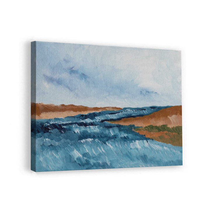 "Flowing River Landscape" by Nikita Jariwala — Coastal Wall Art