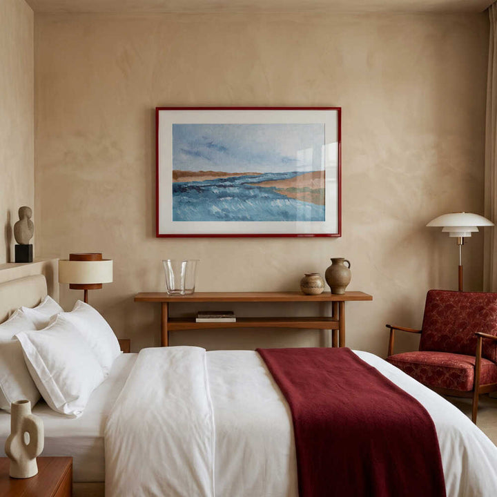 "Flowing River Landscape" by Nikita Jariwala — Coastal Wall Art