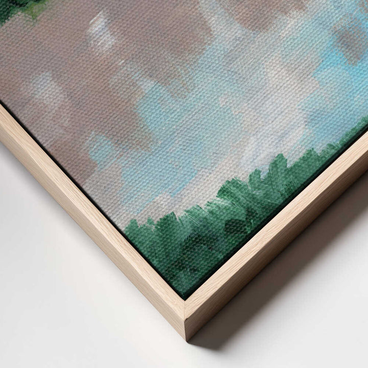 "Red Mountain Reflection" by Nikita Jariwala — Landscape Wall Art