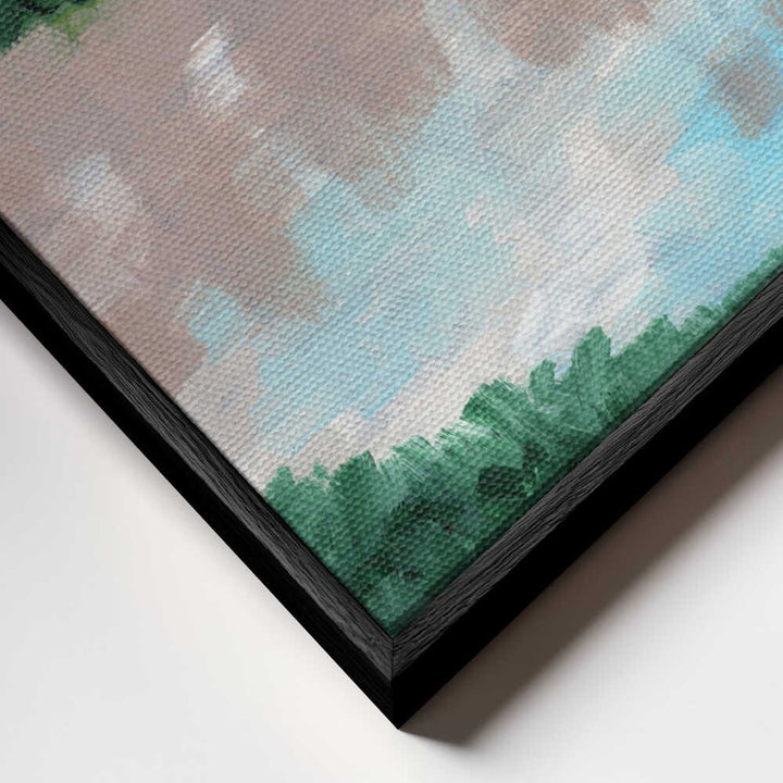 "Red Mountain Reflection" by Nikita Jariwala — Landscape Wall Art