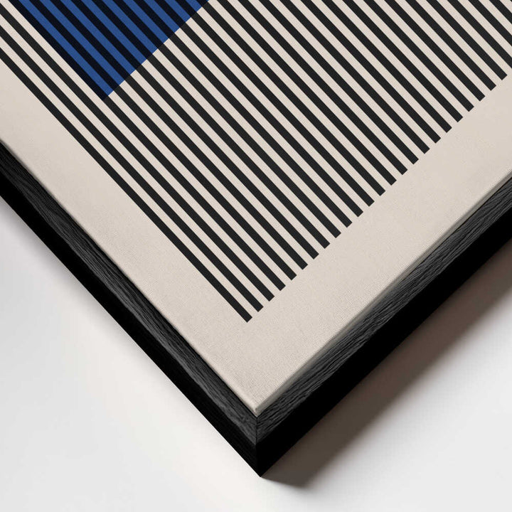 Blue Striped Geometry