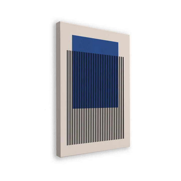 Blue Striped Geometry