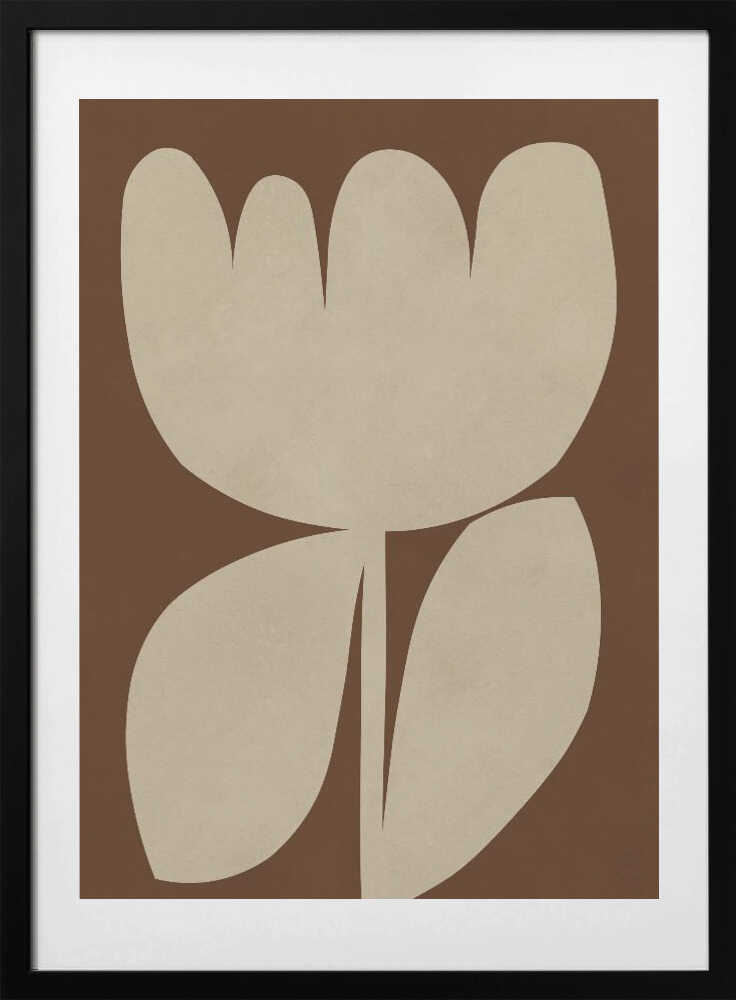 Earthy Abstract Bloom