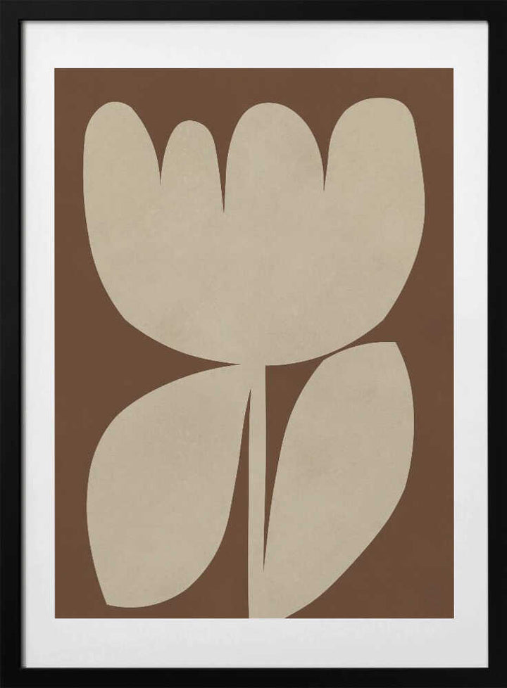 Earthy Abstract Bloom