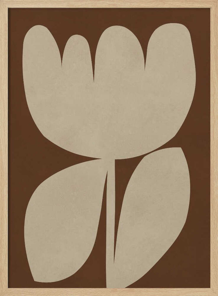 Earthy Abstract Bloom