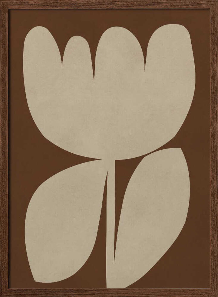 Earthy Abstract Bloom