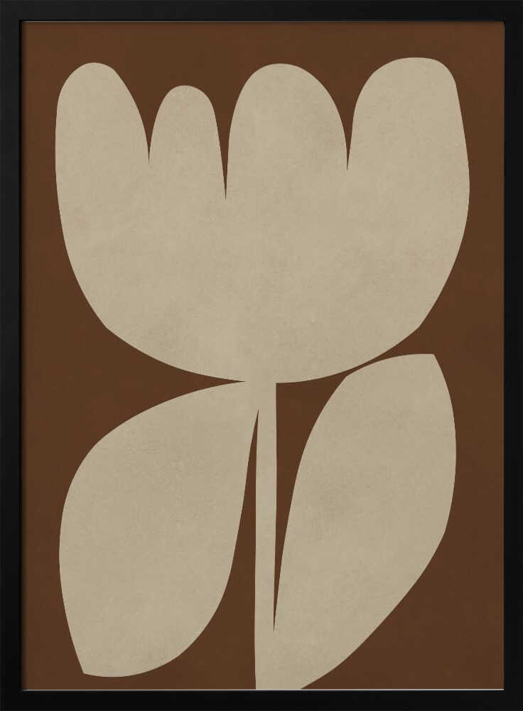 Earthy Abstract Bloom