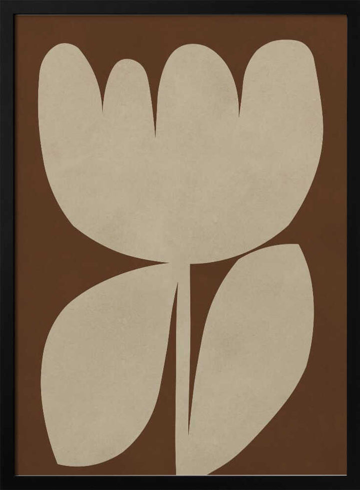 Earthy Abstract Bloom