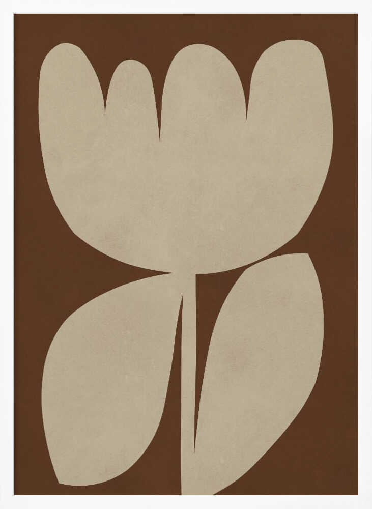 Earthy Abstract Bloom