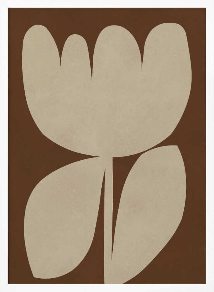 Earthy Abstract Bloom