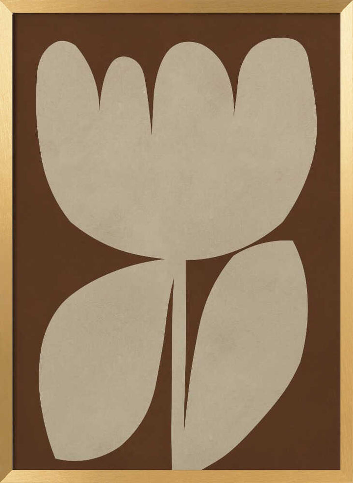 Earthy Abstract Bloom