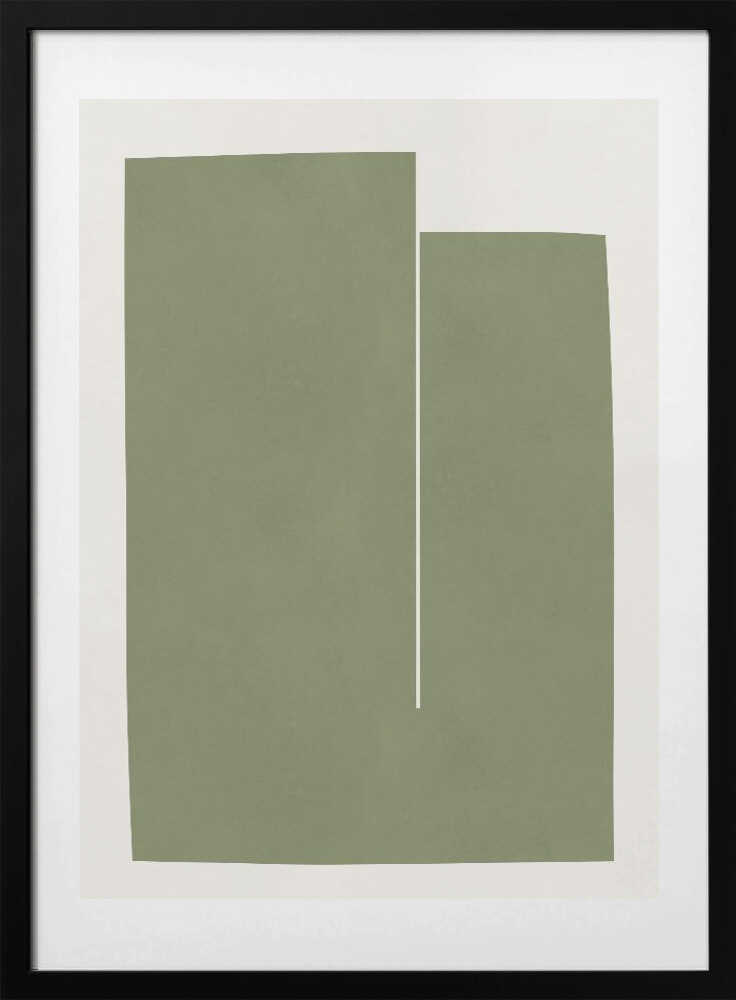 Green Minimalist Abstract