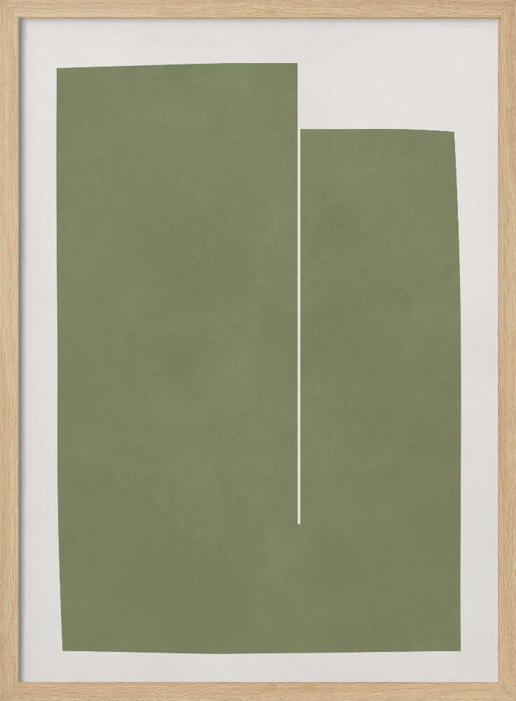 Green Minimalist Abstract