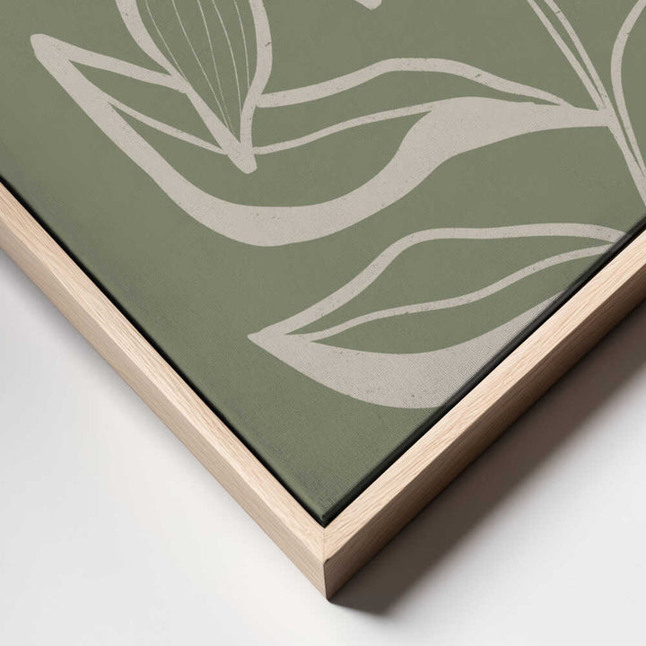 "Green Botanical Flow" by Nikita Jariwala — Botanical Wall Art