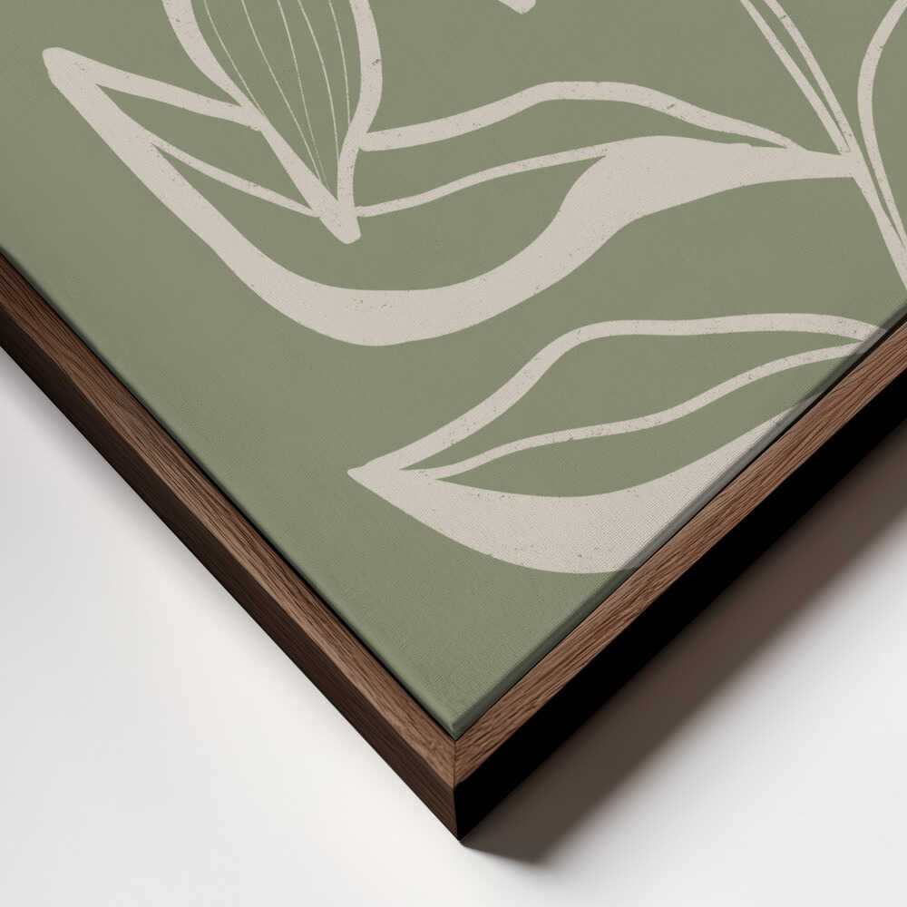 "Green Botanical Flow" by Nikita Jariwala — Botanical Wall Art