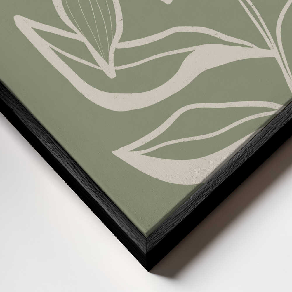 "Green Botanical Flow" by Nikita Jariwala — Botanical Wall Art