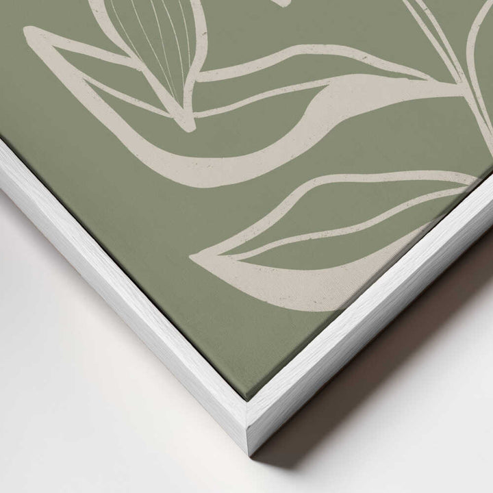 "Green Botanical Flow" by Nikita Jariwala — Botanical Wall Art