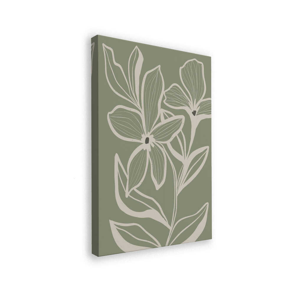"Green Botanical Flow" by Nikita Jariwala — Botanical Wall Art