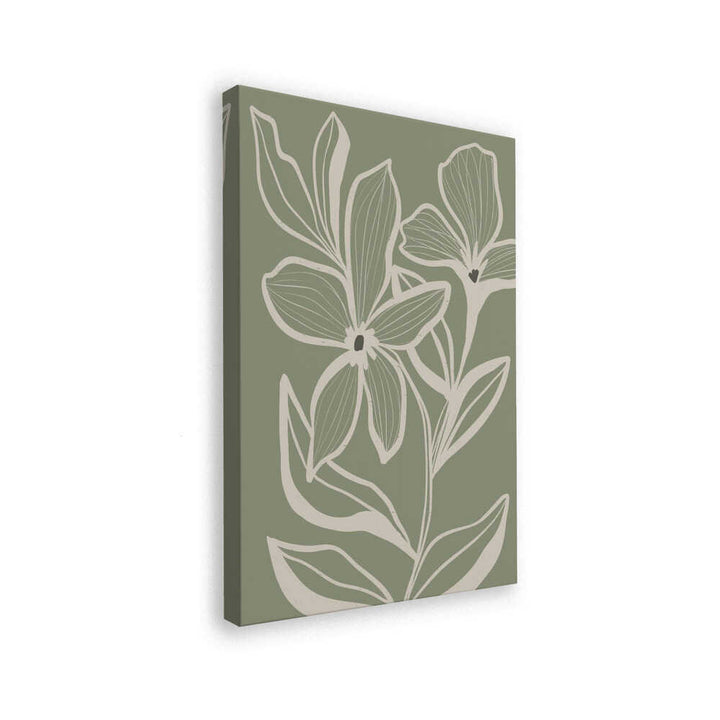 "Green Botanical Flow" by Nikita Jariwala — Botanical Wall Art
