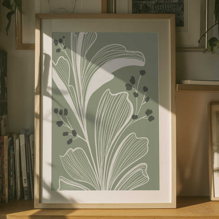 "Elegant Botanical Leaves" by Nikita Jariwala — Botanical Wall Art