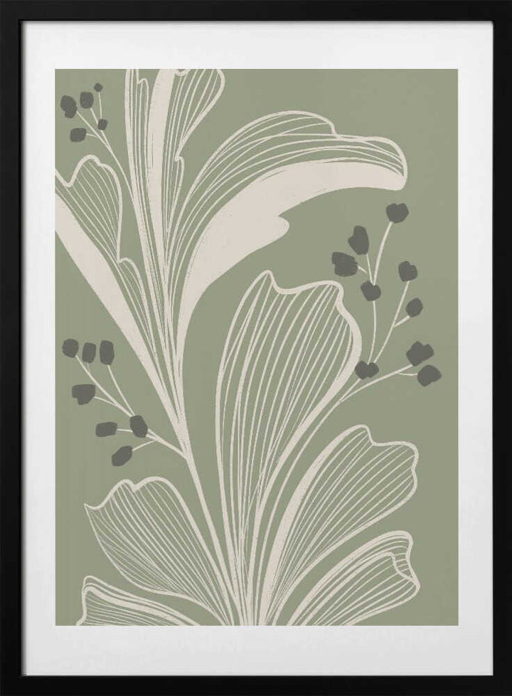 "Elegant Botanical Leaves" by Nikita Jariwala — Botanical Wall Art