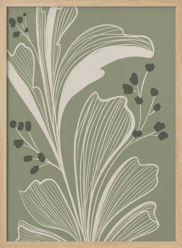 "Elegant Botanical Leaves" by Nikita Jariwala — Botanical Wall Art