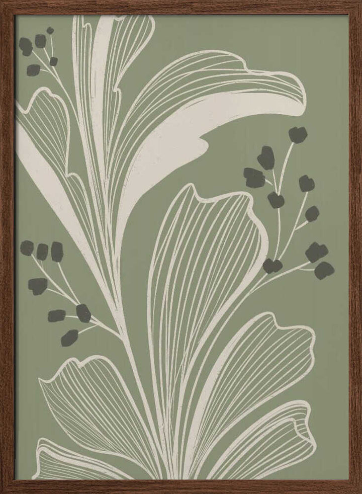 "Elegant Botanical Leaves" by Nikita Jariwala — Botanical Wall Art
