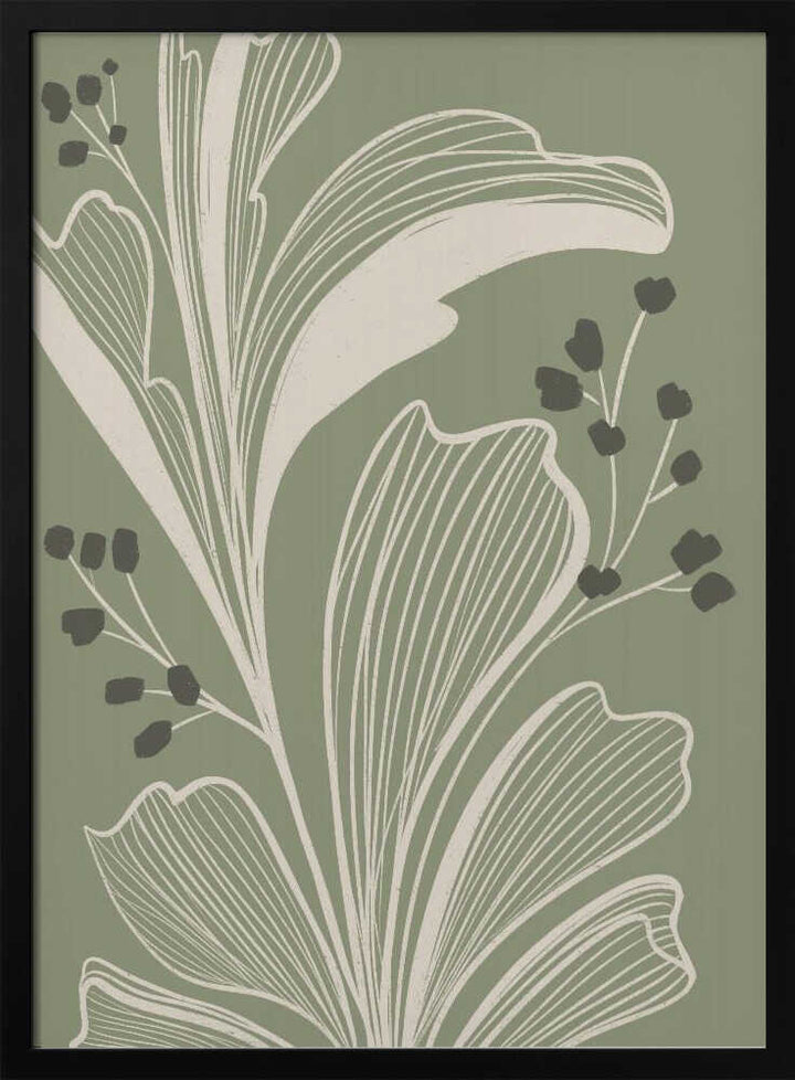 "Elegant Botanical Leaves" by Nikita Jariwala — Botanical Wall Art