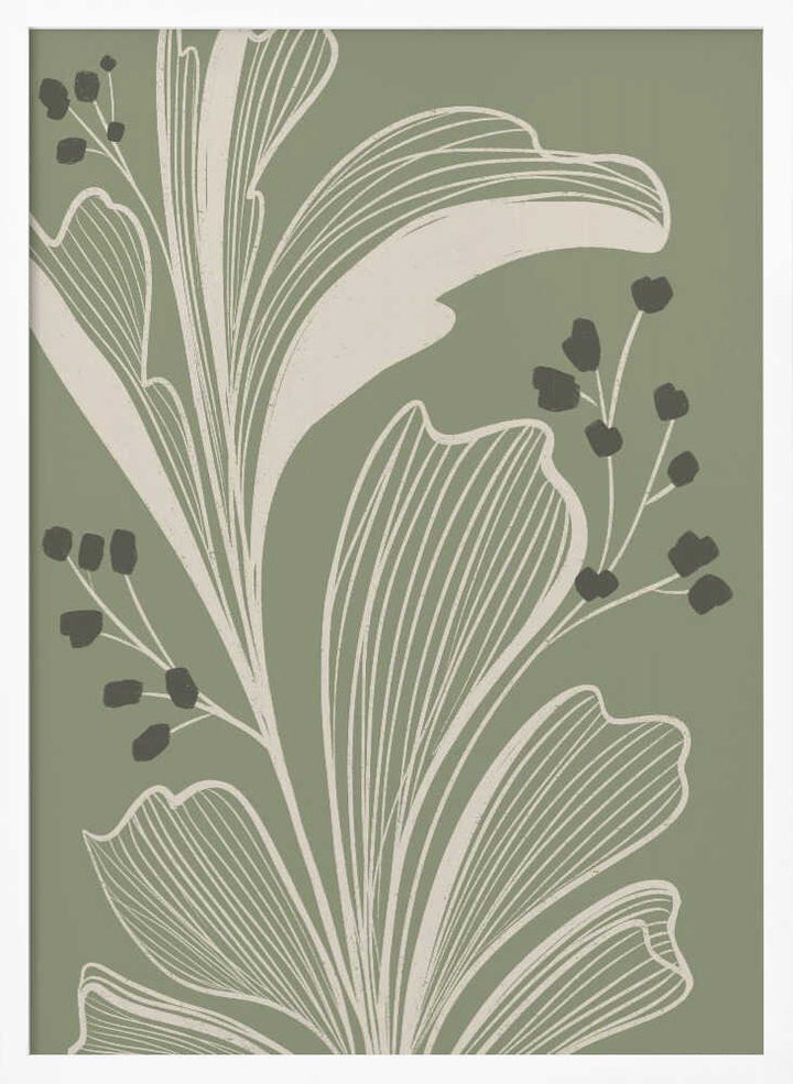"Elegant Botanical Leaves" by Nikita Jariwala — Botanical Wall Art