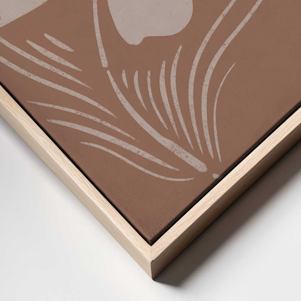 "Earthy Boho Bloom" by Nikita Jariwala — Botanical Wall Art