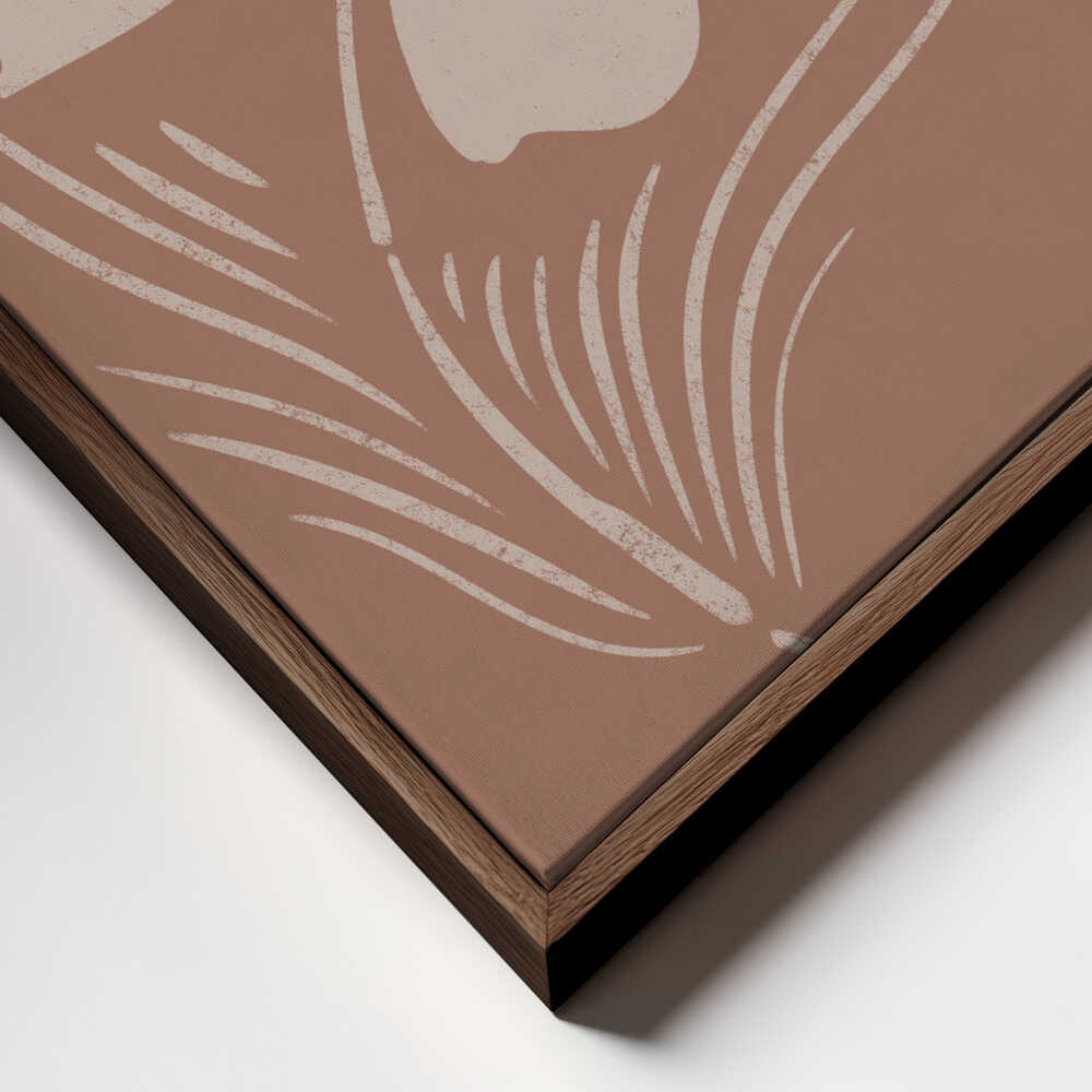 "Earthy Boho Bloom" by Nikita Jariwala — Botanical Wall Art