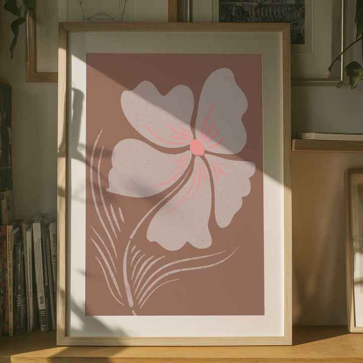 "Earthy Boho Bloom" by Nikita Jariwala — Botanical Wall Art