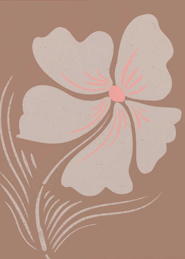 "Earthy Boho Bloom" by Nikita Jariwala — Botanical Wall Art
