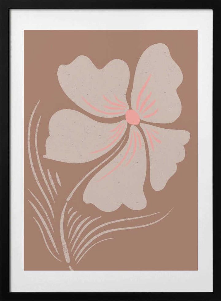 "Earthy Boho Bloom" by Nikita Jariwala — Botanical Wall Art