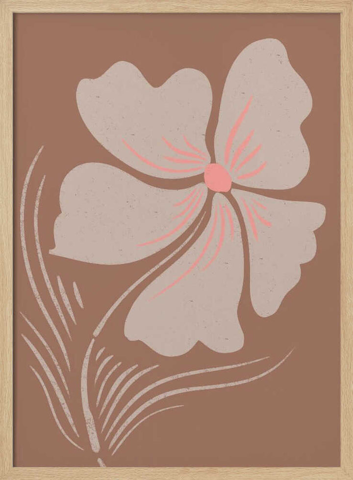 "Earthy Boho Bloom" by Nikita Jariwala — Botanical Wall Art