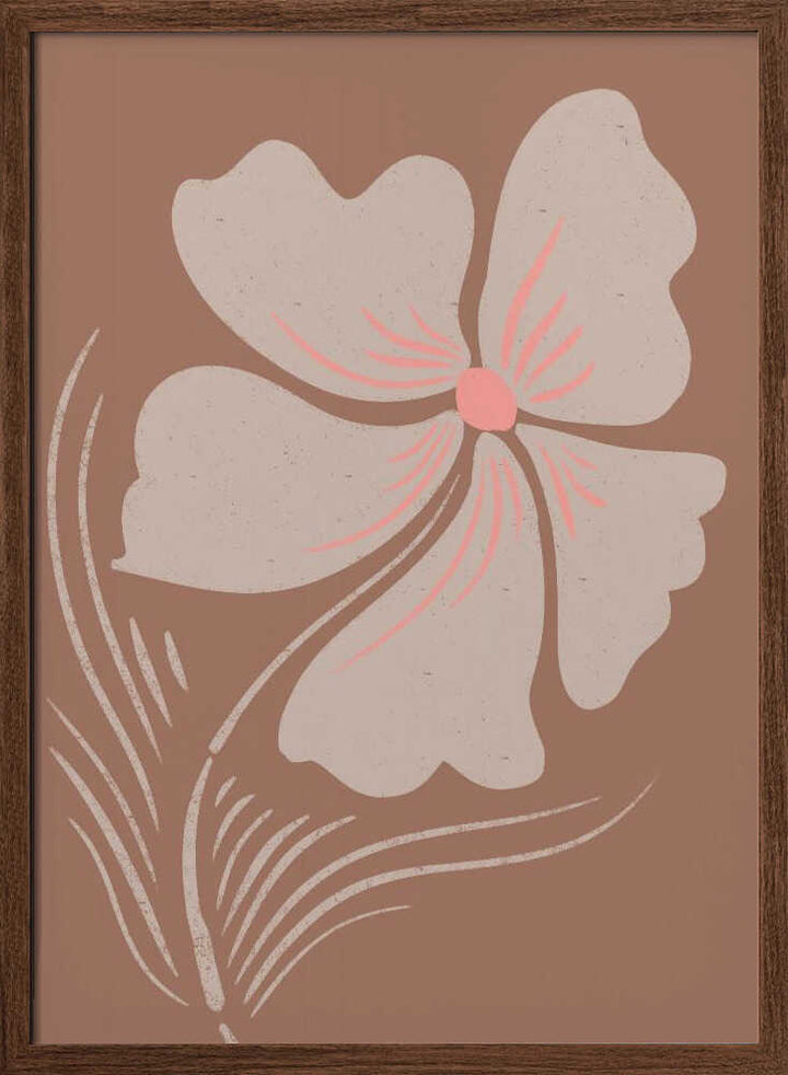 "Earthy Boho Bloom" by Nikita Jariwala — Botanical Wall Art