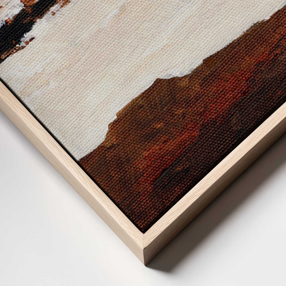 "Abstract Snow Landscape" by Nikita Jariwala — Landscape Wall Art