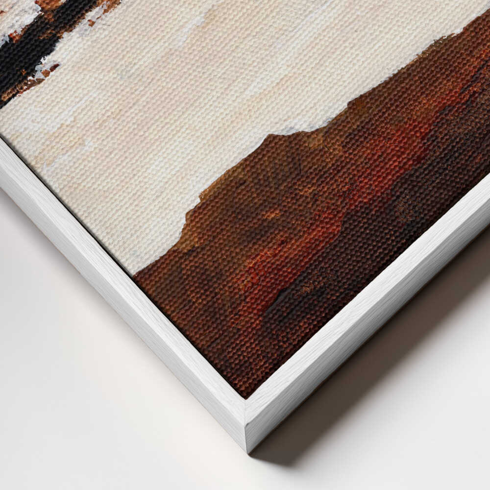 "Abstract Snow Landscape" by Nikita Jariwala — Landscape Wall Art
