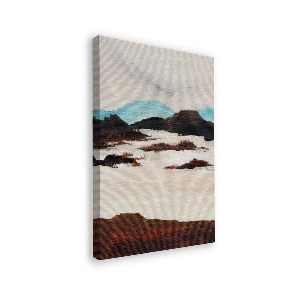 "Abstract Snow Landscape" by Nikita Jariwala — Landscape Wall Art