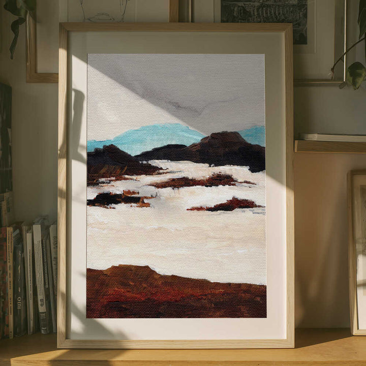 "Abstract Snow Landscape" by Nikita Jariwala — Landscape Wall Art