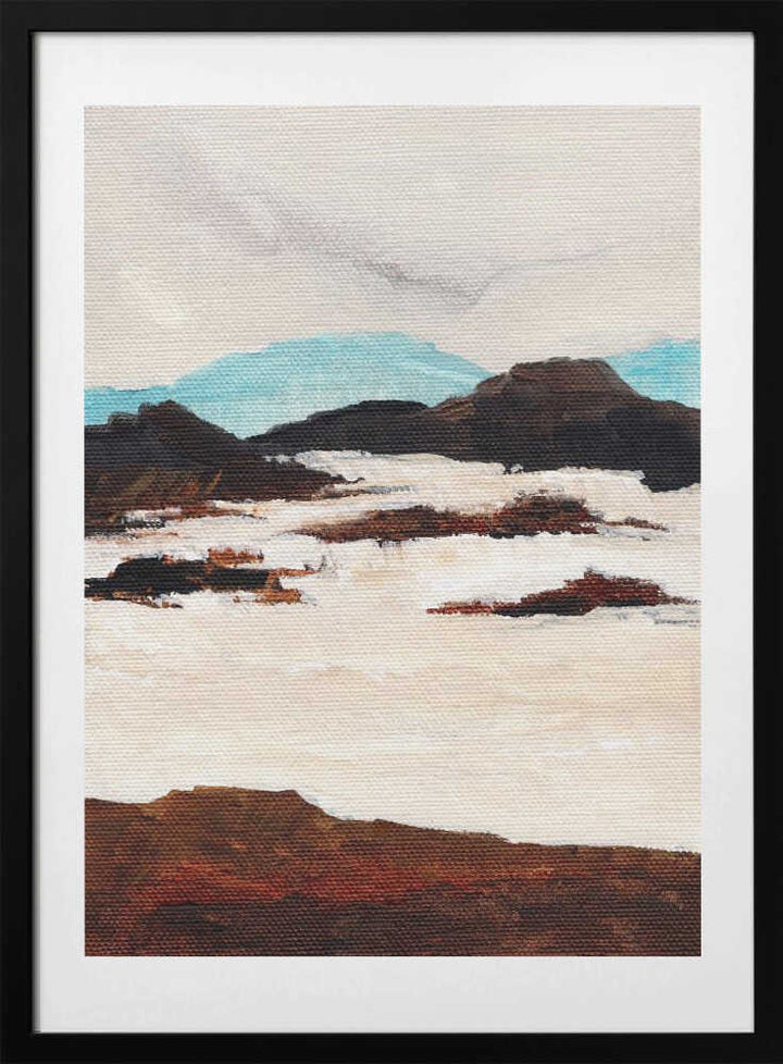 "Abstract Snow Landscape" by Nikita Jariwala — Landscape Wall Art