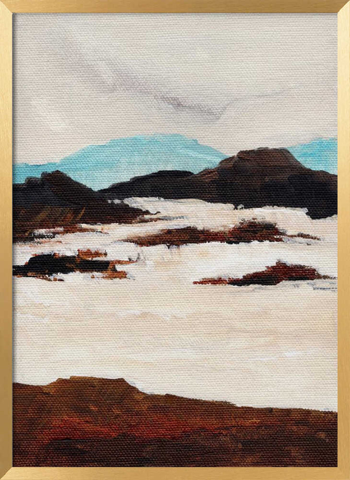 "Abstract Snow Landscape" by Nikita Jariwala — Landscape Wall Art