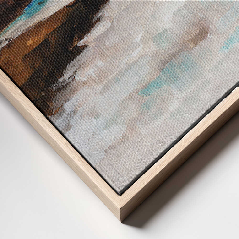 "Misty Mountain Waters" by Nikita Jariwala — Landscape Wall Art
