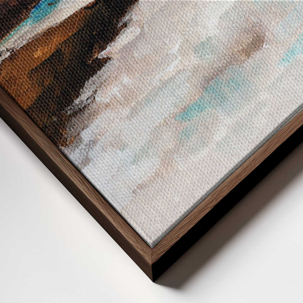 "Misty Mountain Waters" by Nikita Jariwala — Landscape Wall Art