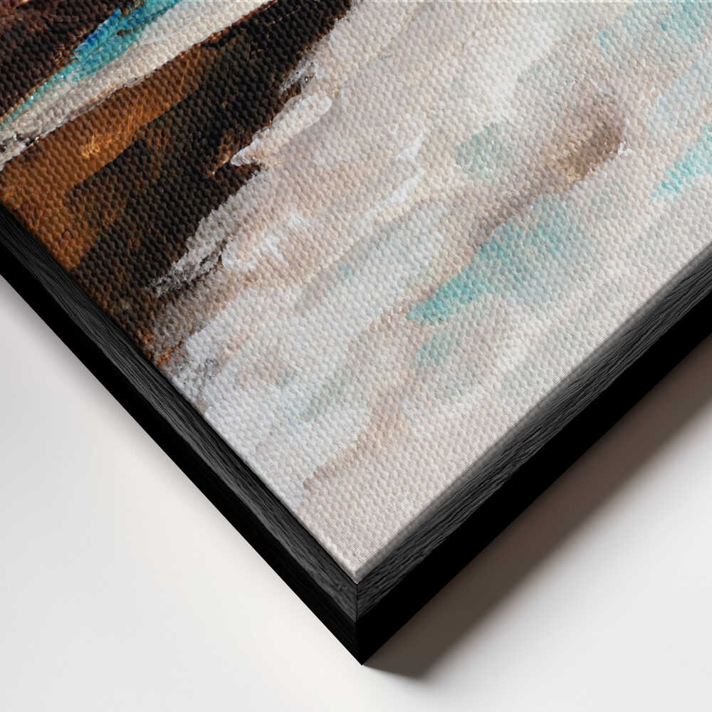 "Misty Mountain Waters" by Nikita Jariwala — Landscape Wall Art