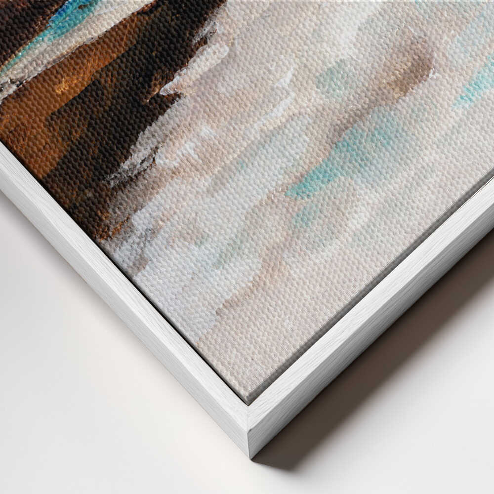 "Misty Mountain Waters" by Nikita Jariwala — Landscape Wall Art